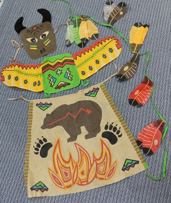 Набор Кемпинг, Набор Металлоискатель, Костюм индейца 3