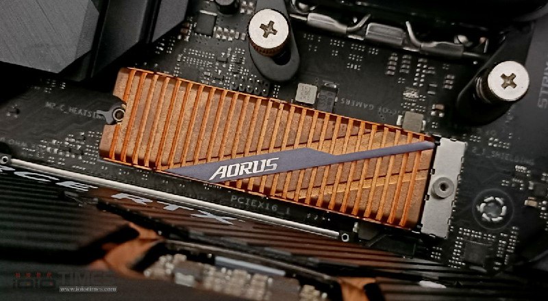 Aorus SSD 1TB 4th Gen с медным радиатором