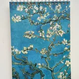 Книги, кисть, скетчбук, текстильная обложка для книг 6