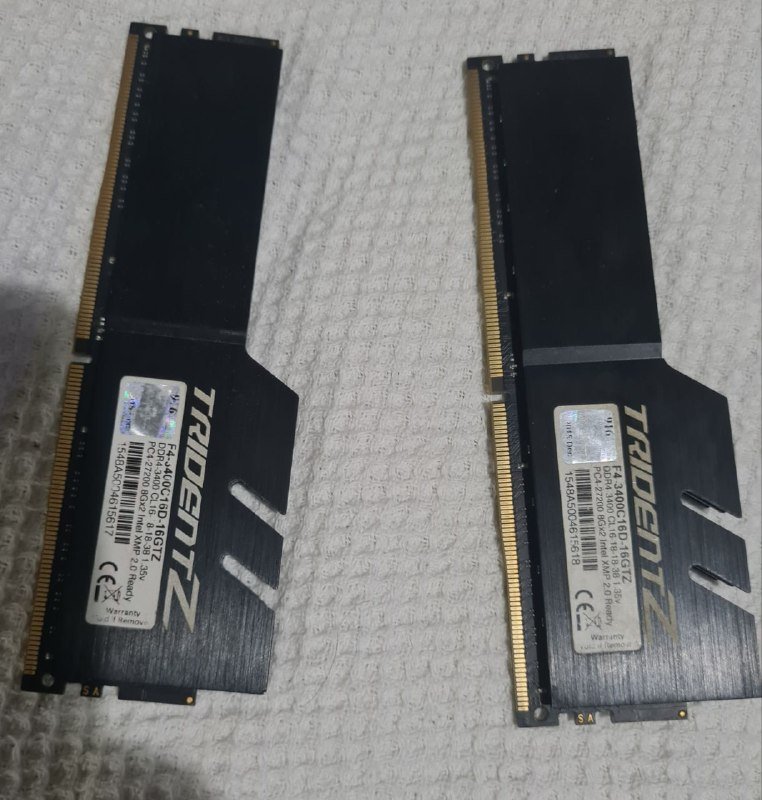 Оперативная память G.Skill Trident Z DDR4 8GB 3400MHz