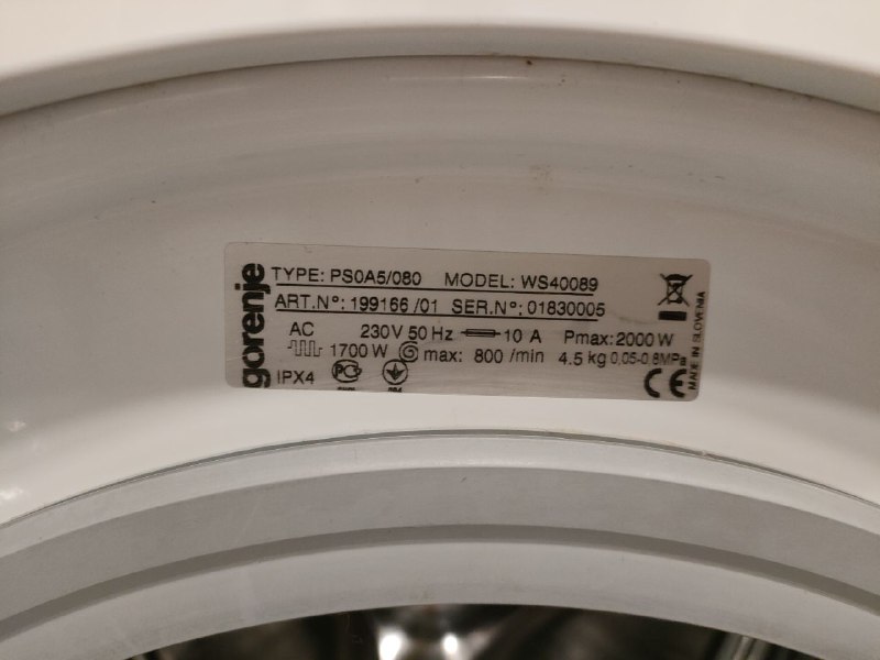 Стиральная машина Gorenje б/у 4,5 кг 3