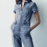 Джинсовый комбинезон Zara 3