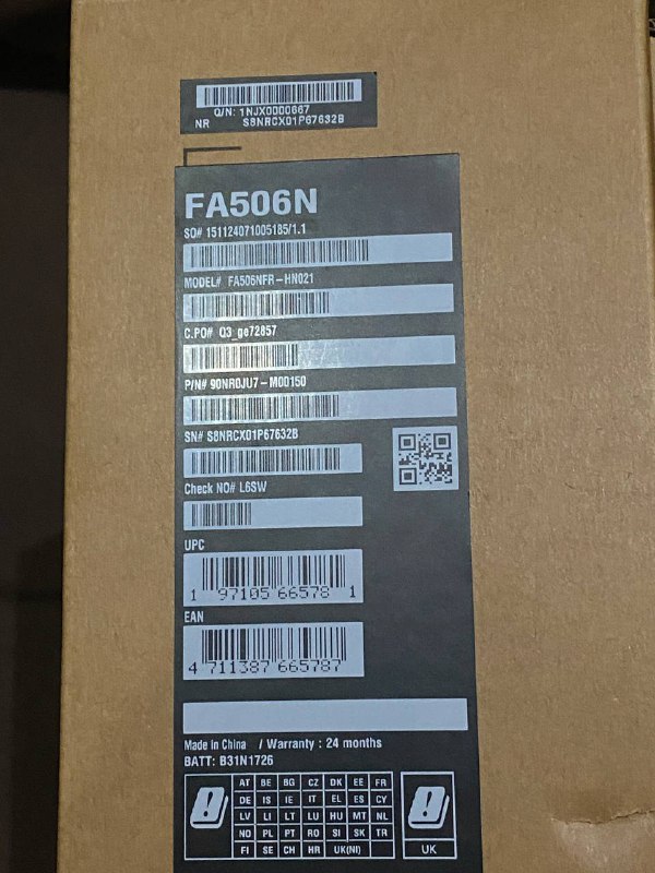 Игровой ноутбук Asus tuf a15 Graphite black 5