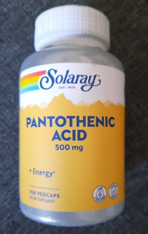 Пантотеновая кислота 500 мг