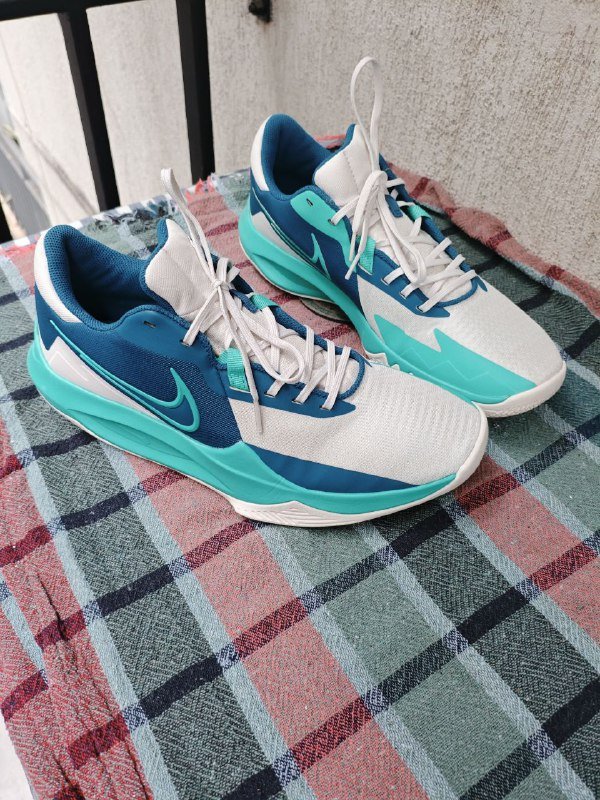 Мужские кроссовки Nike Precision VI Low Industrial Blue Clear Jade