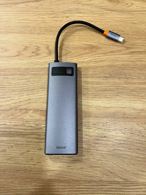 USB Type-c hub 8in1 Baseus Metal Gleam