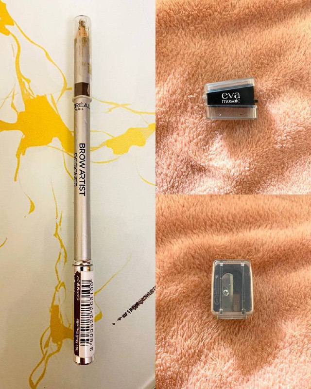 Карандаш для бровей L'oreal Brow Artist Designer и точилка