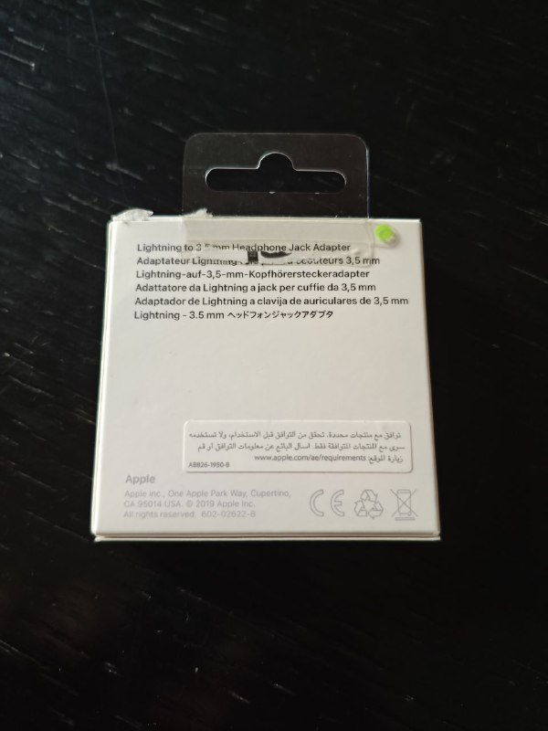 Переходник Apple Lightning - Jack MMX62ZM/A 2