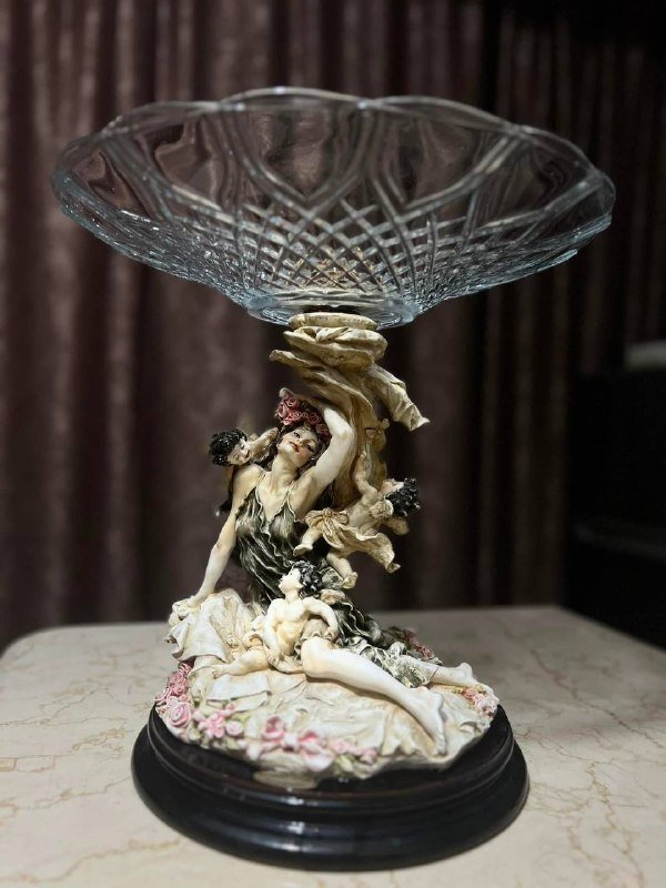 Дорожка, две винтажные вазы 5