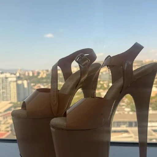 Женские туфли Pleaser, магнезия, наколенники