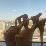 Женские туфли Pleaser, магнезия, наколенники 1