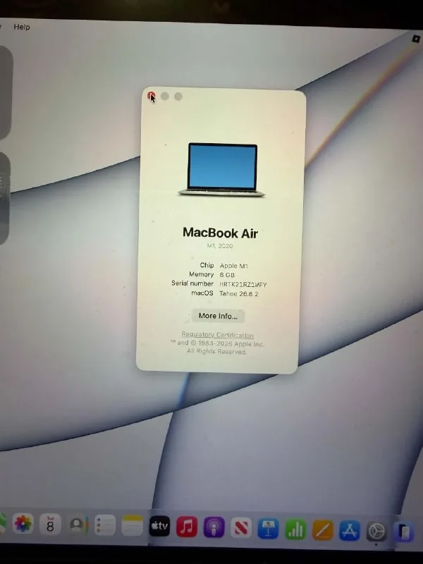 MacBook Air M1 2020 1