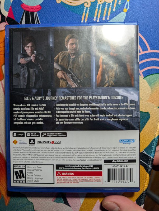 The Last of Us Part 2 Remastered PS5 игра 2