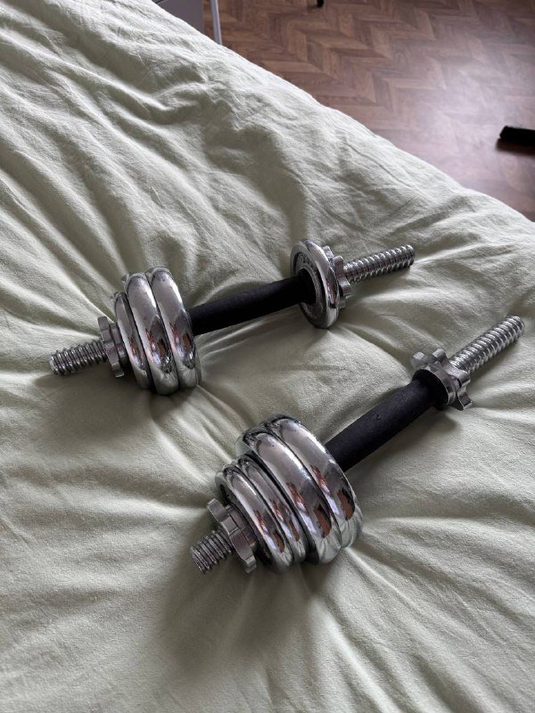 Гантели по 6 кг, 2 штанги 2