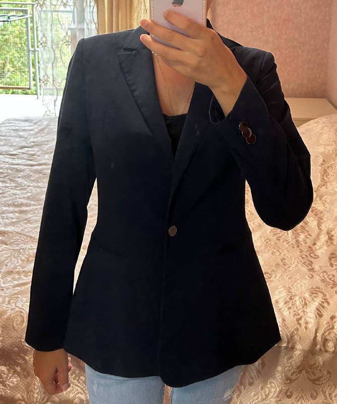 Пиджак темно-синий 44 размер