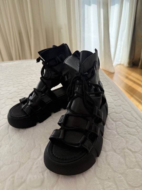 черные женские сандали 37 размер