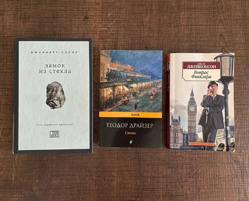 Книги Замок из стекла, Стоик, Вопрос Финклера