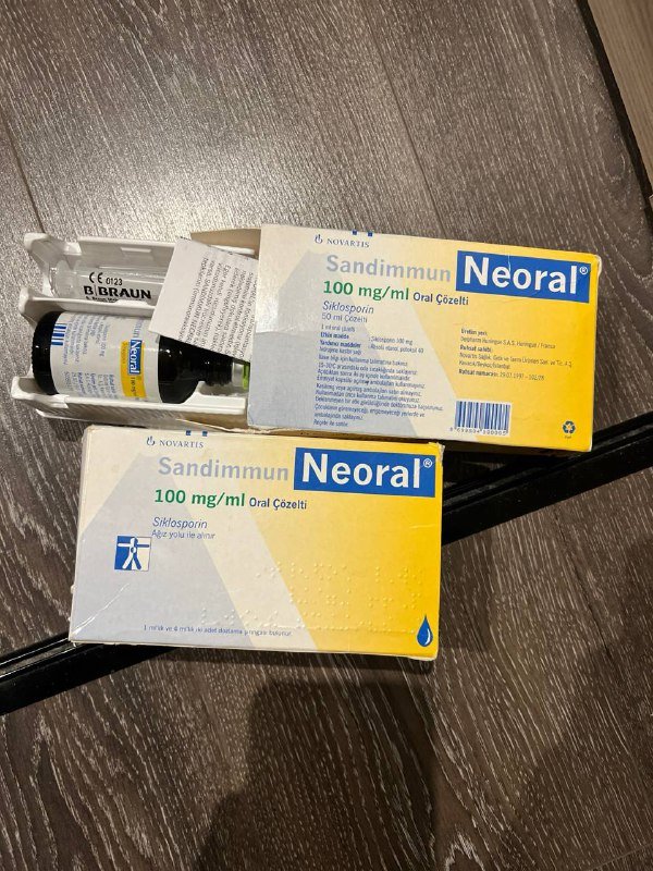 Препарат Неорал Сандиммун в жидкой форме