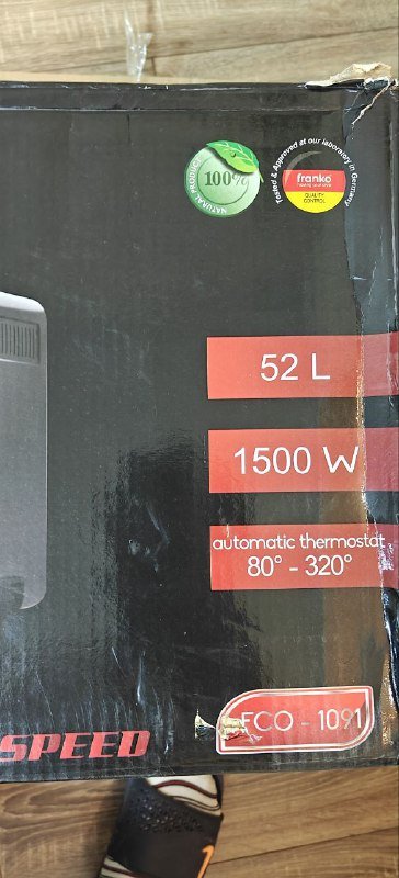 Электропечь Franko 52L 1500W 2