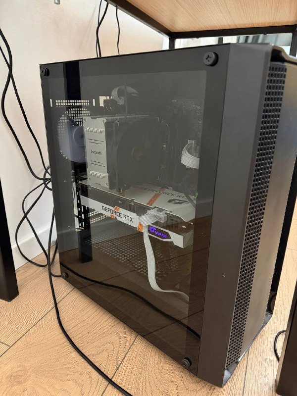 Игровой компьютер с видеокартой RTX 3060, Ryzen 5 5600x 3