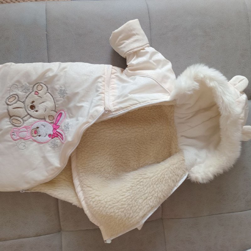 Зимний конверт-комбинезон для детей 0-2 лет 3