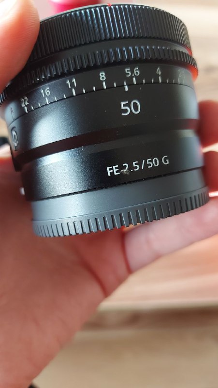 Объектив Sony G FE 50mm f2.5 3