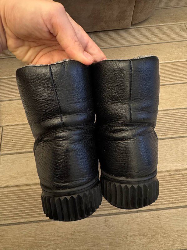 Женские зимние ботинки полусапожки из натуральной кожи 37 размер 4