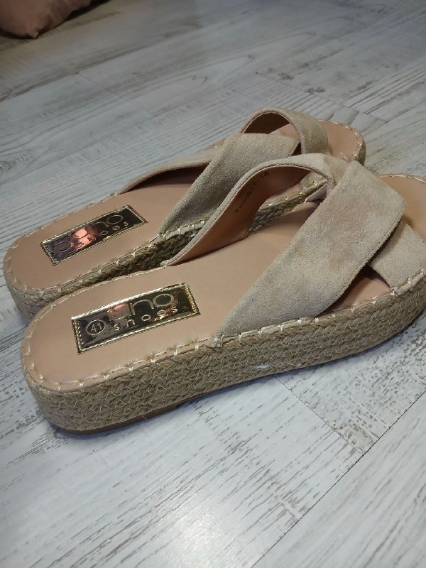 Женская обувь босоножки сабо тапки размер 41 замша 4