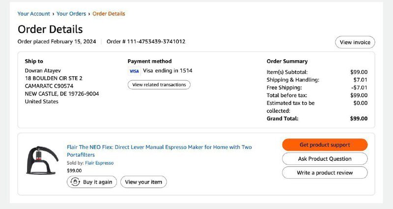Espreesso Maker Flair The NEO Flex 5