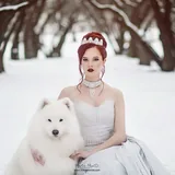 Колье Белые Листья 3