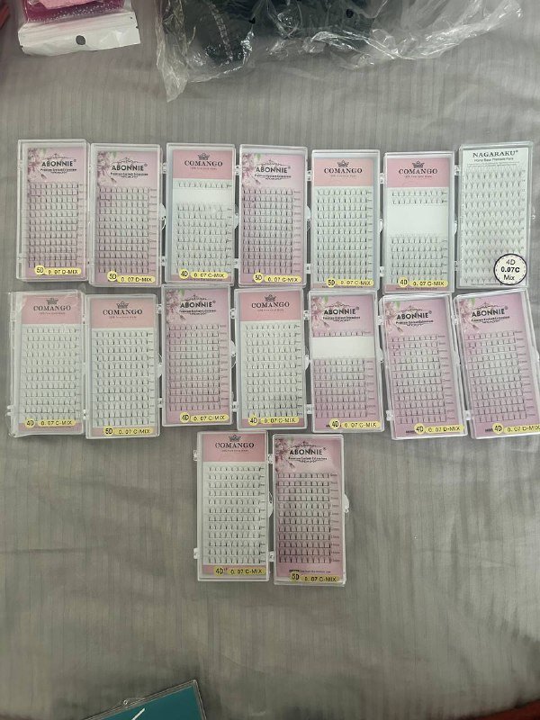 Набор материалов для наращивания ресниц 4