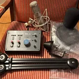 Микрофон Warm Audio WA-47jr, аудиокарта SSL 2+, пантограф Rode PSA1 4