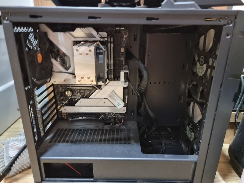 Процессор i5-13400, материнская плата Asus Rog Strix Z690-A, память, водянка, блок питания, корпус 1