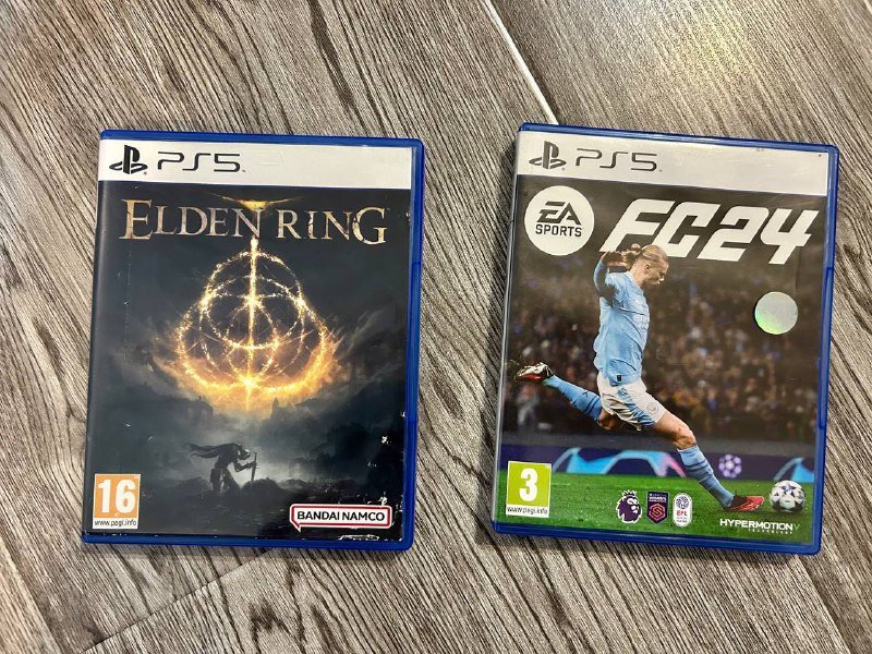 Игры FC24 и Elden Ring на PS5
