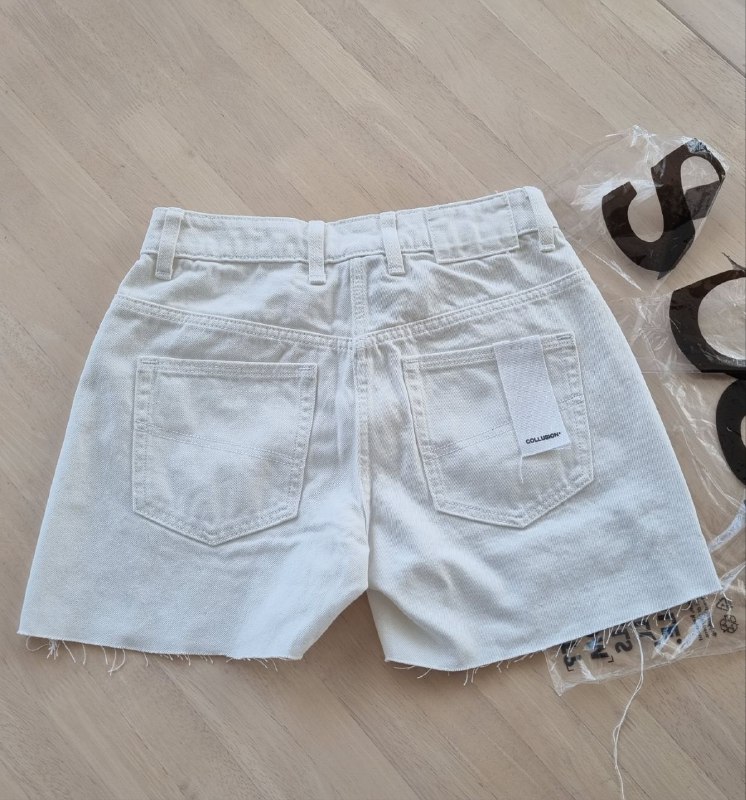 Белые джинсовые шорты asos, размер UK 8 2