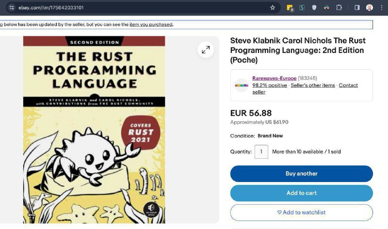 Книга The Rust Programming Language: 2nd Edition 2