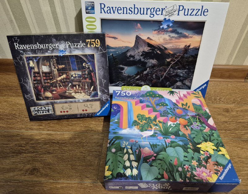 Пазлы Ravensburger Escape 759, 750 и 1000 элементов 4