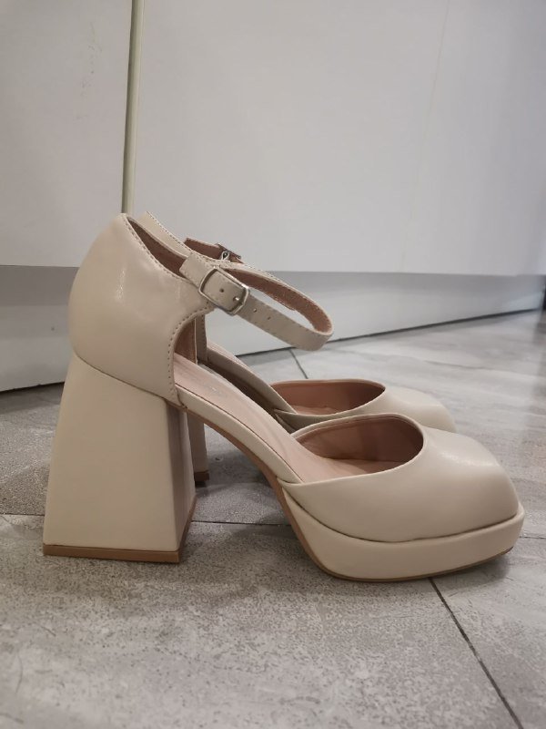 Женские туфли на устойчивом толстом каблуке 37 размер 2