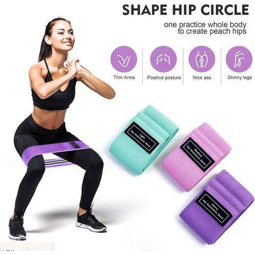 Тканевые фитнес резинки Hit Resistance Band 3 цвета