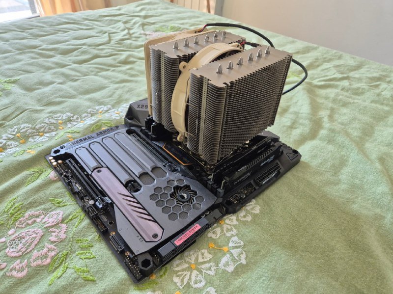 Комплект CPU, материнка, RAM, кулер Intel Core i7-7800X ASUS TUF X299 MARK 1 Noctua NF-P12 32 ГБ DDR4 4