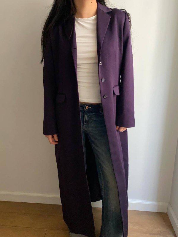 Удлиненный винтажный тренч-пиджак 90s размер M 2