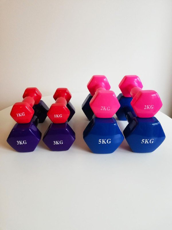 Гантели 1 кг, 2 кг, 3 кг, 5 кг по парам