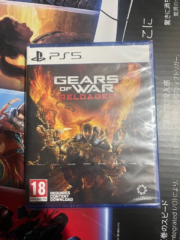 Gears of war reloaded PS5 новый запечатанный