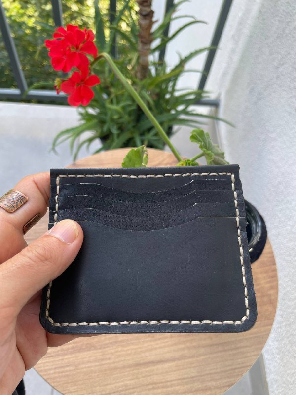 Двухсторонние кожаные кошельки для карточек и денег 2