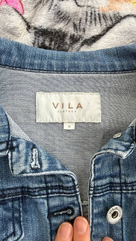 Джинсовка укороченная Vila S 4