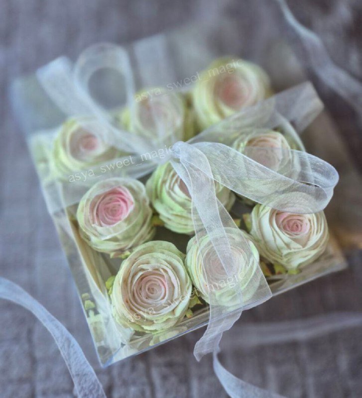 Коробочка с яблочно-ванильным зефиром 2