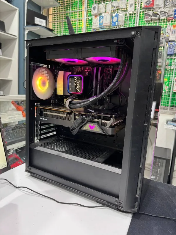 Игровой ПК Ryzen 7 7800X3D, RX 6800 1