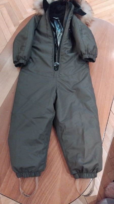 Комбинезон детский 98 размер с натуральным мехом