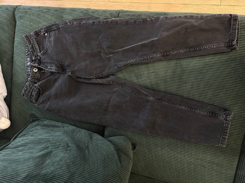 Джинсы черные размер 34 модель MOM