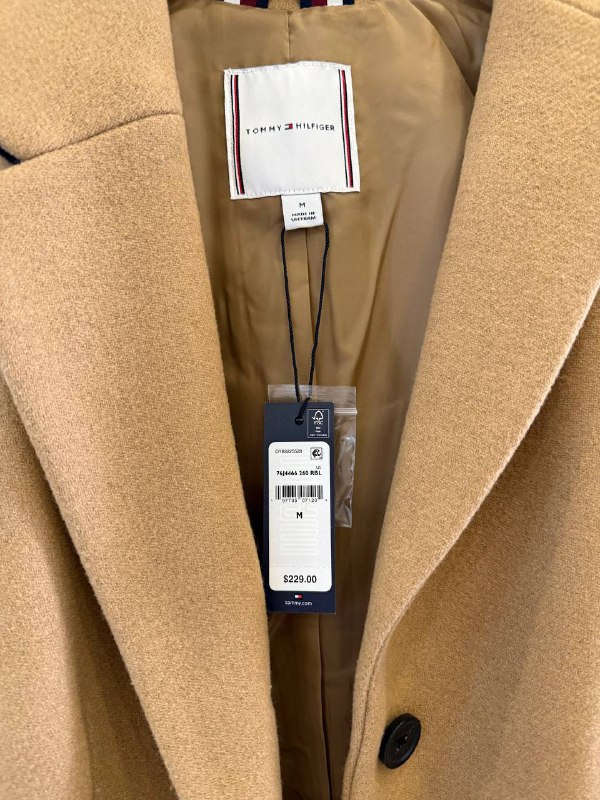 Пальто Tommy Hilfiger размер M новое с биркой 3